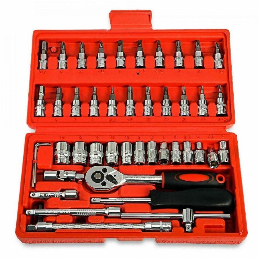 NGenEV 46-in-1 Multi-Purpose Socket Tool Kit – Professional Automotive Hardware Set