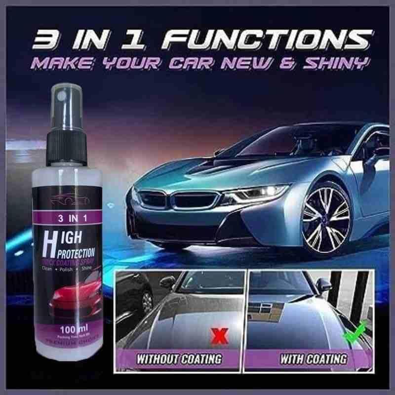 NGenEV 3-in-1 High Protection Quick Car Ceramic Coating Spray – Car Wax Polish Spray