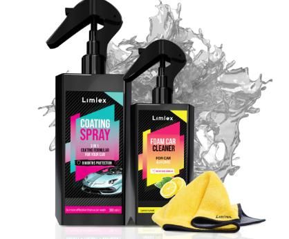 NGenEV Coating Spray & Foam Car Cleaner – Deep Cleaning & Shine Protection (200ml Combo)